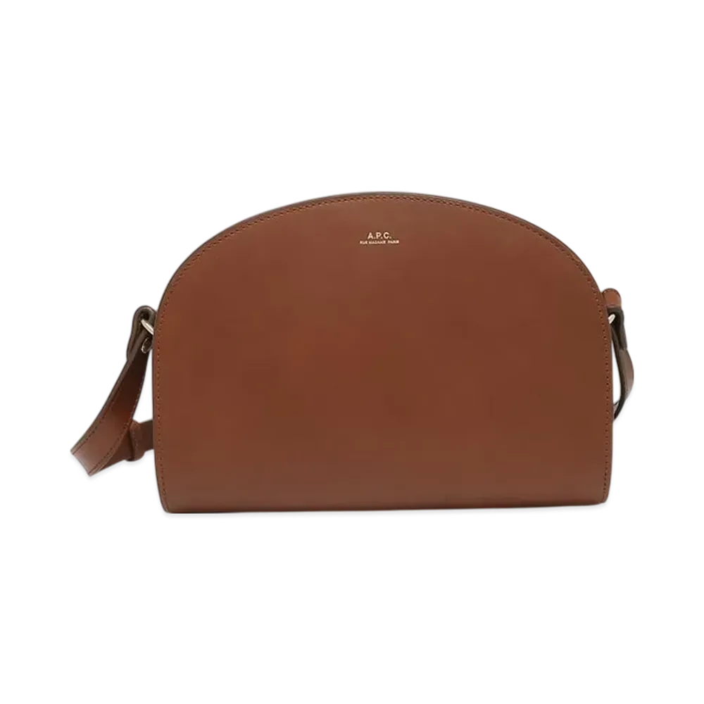 A.P.C. Sac Demi Lune "Noisette"