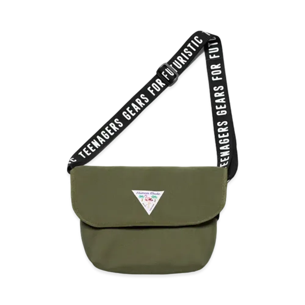 HUMAN MADE Small Messenger Bag "Olive Drab"