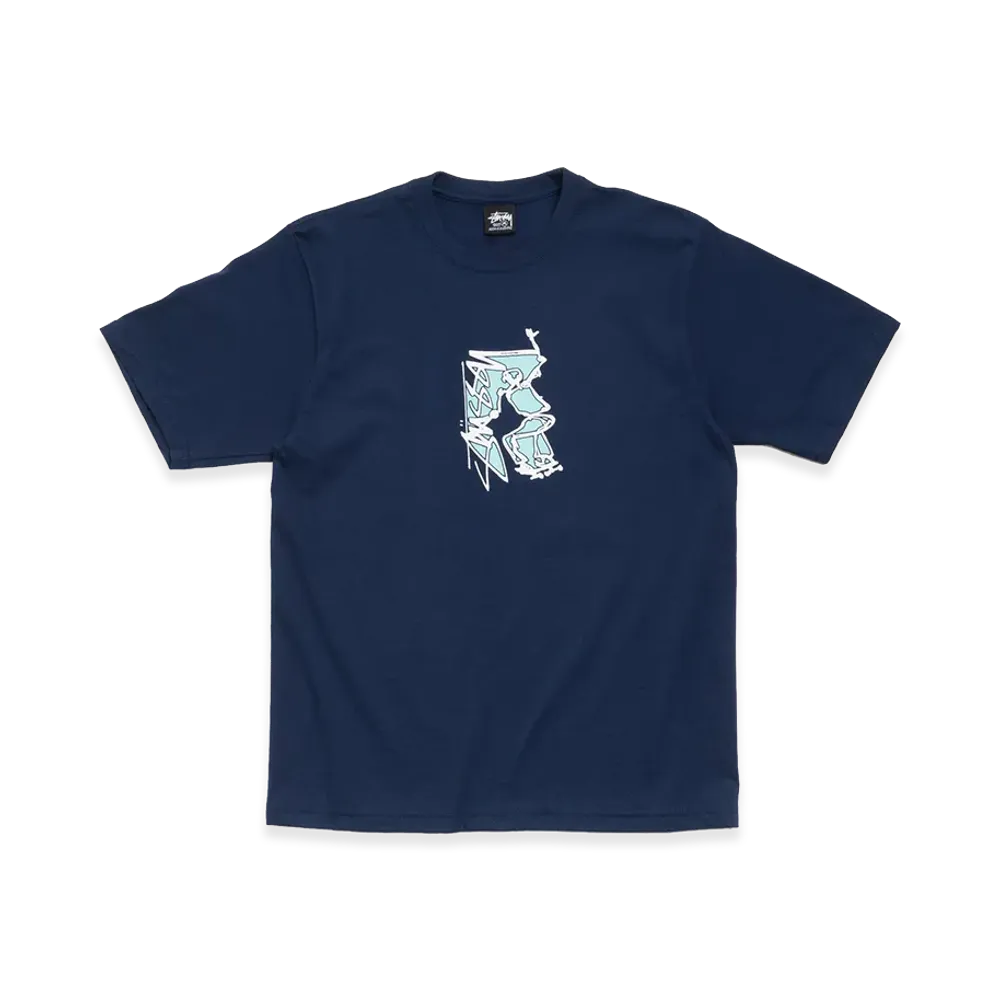 Stussy Smooth Sk8 Tee "Navy"