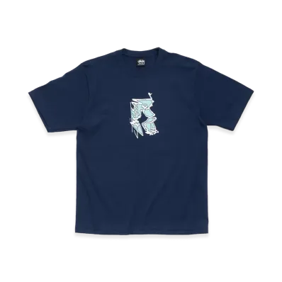 Stussy Smooth Sk8 Tee "Navy"