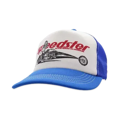 HYSTERIC GLAMOUR Speedster Mesh Cap "Blue" 02221QH05