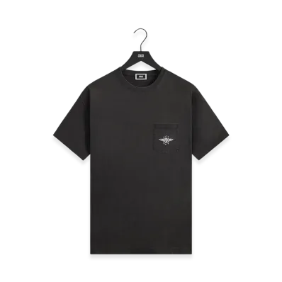 Kith x &Kin Wing Logo Pocket Vintage Tee "Black"