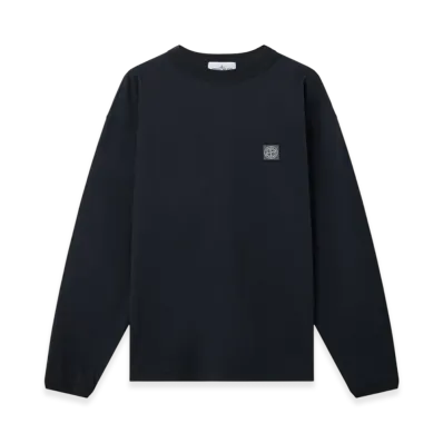 Stone Island 2100024 Combed Organic Cotton Jersey "Black"