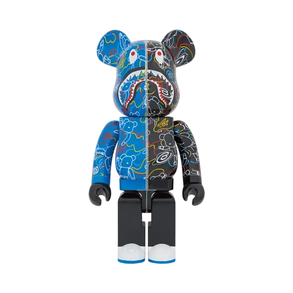 Bearbrick BAPE®︎ LINE CAMO SHARK 1000%