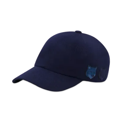 Maison Kitsune Double Bold Fox 6P Cap "Ink Blue"
