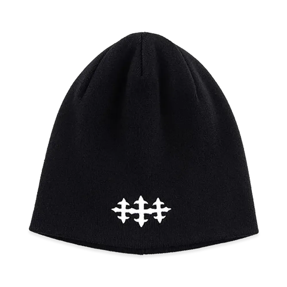SUPPLIER Micro Triple Cross Beanie "Black"