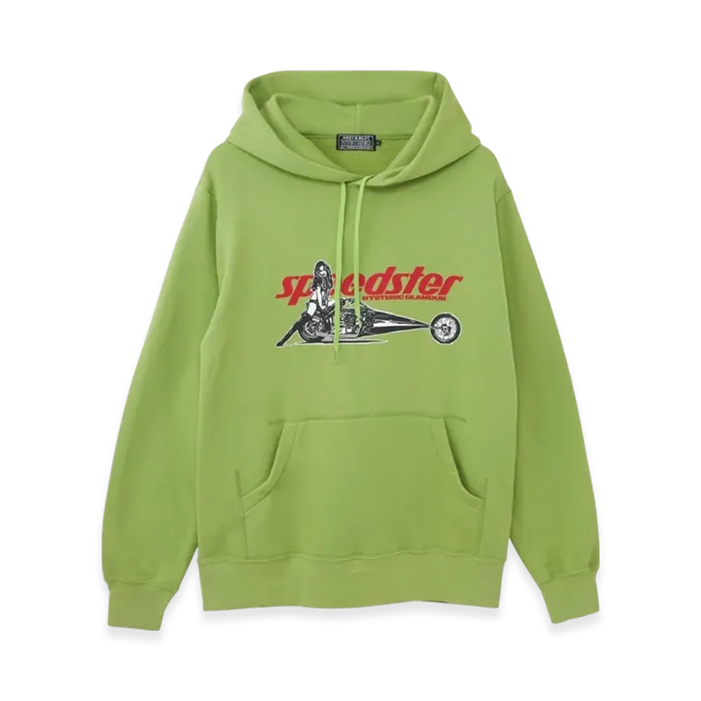 HYSTERIC GLAMOUR Speedster Hoodie "Green"