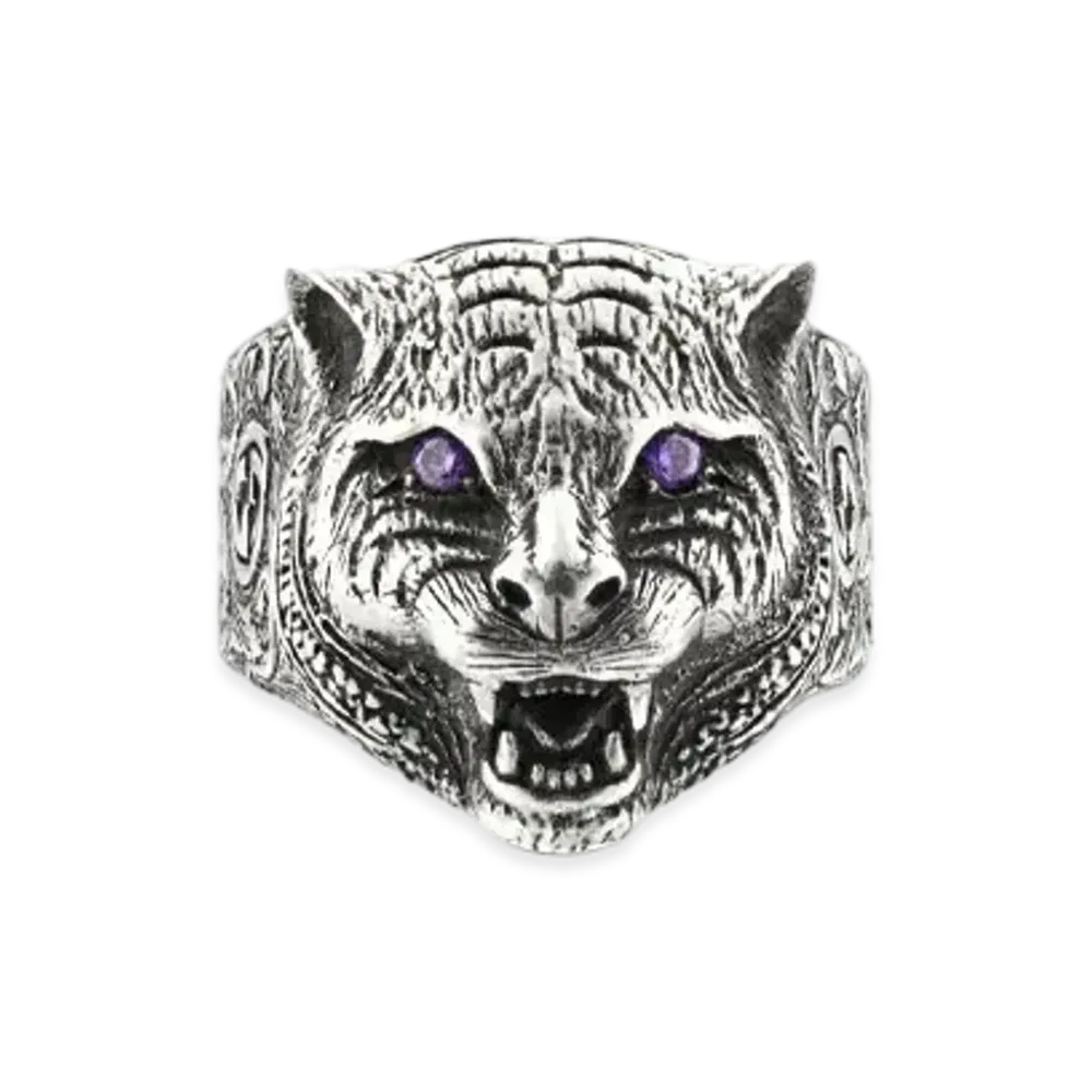 GUCCI Gucci Garden Feline Head Ring