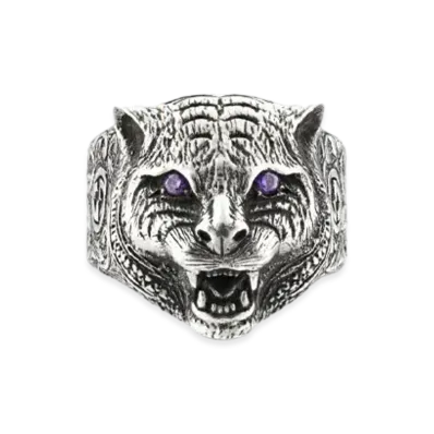 GUCCI Gucci Garden Feline Head Ring