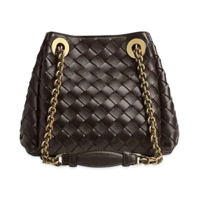 Bottega Veneta Small Parachute Chain "Fondente"