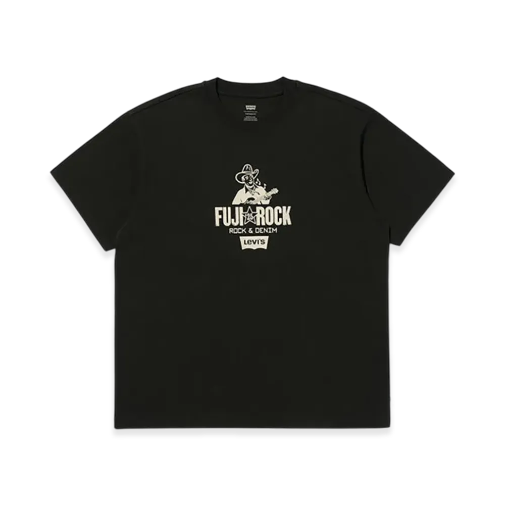 Levi's x FUJIROCK T-shirts "Black"