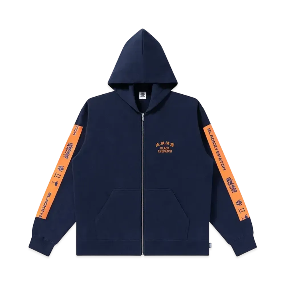 BlackEyePatch HWC Taped Zip Hoodie "Navy"