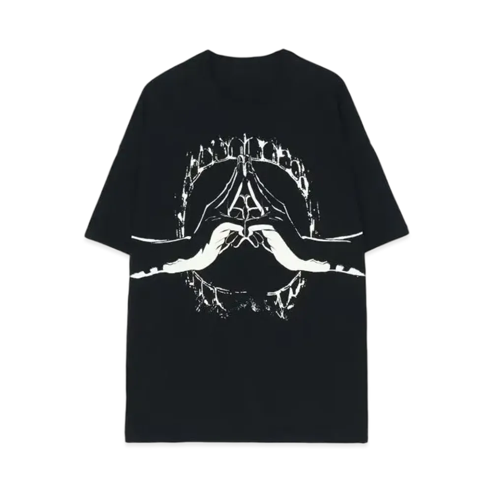 Ground Y x Jujutsu Kaisen "Malevolent Shrine" Move T-Shirt "Black White"