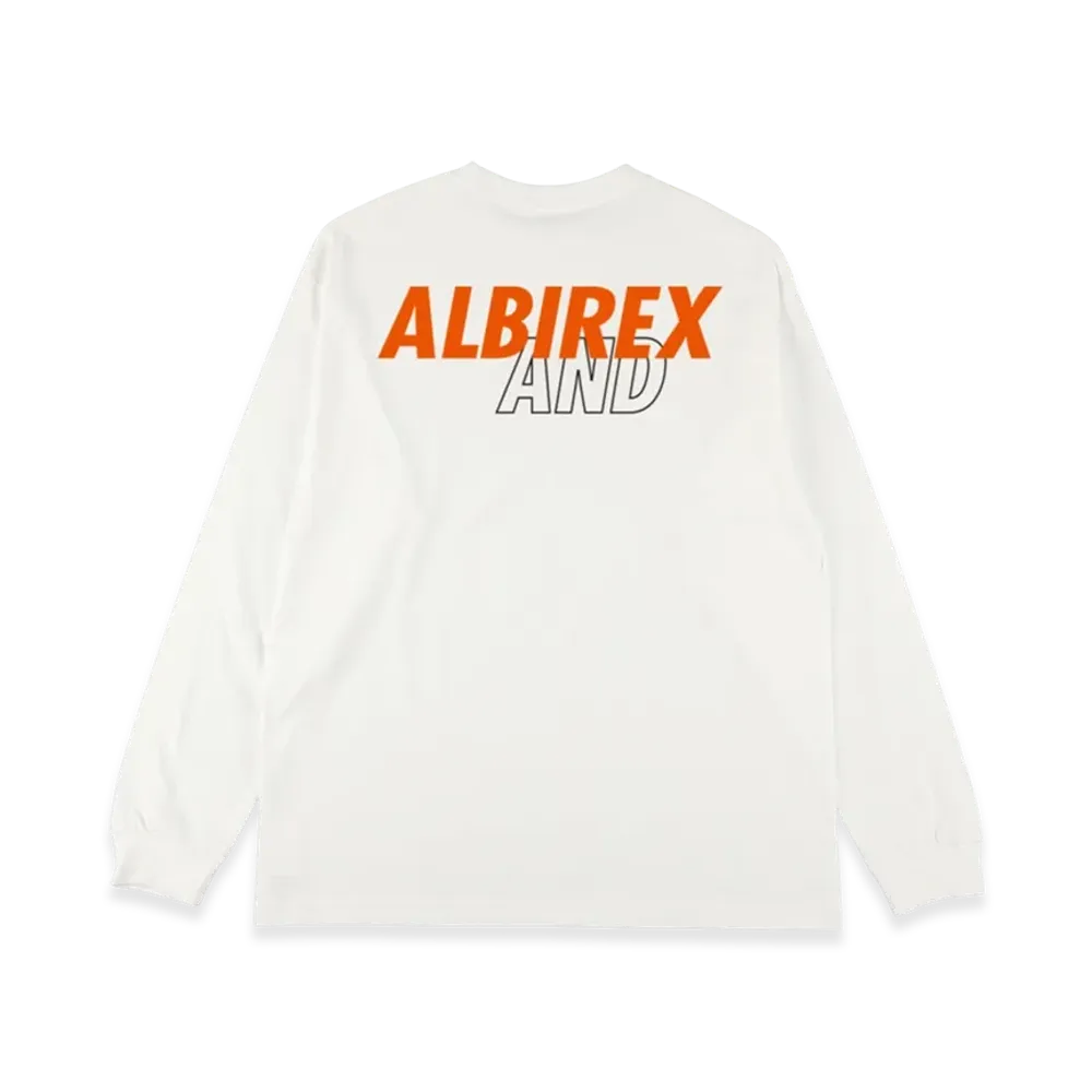WIND AND SEA x J.LEAGUE ALBIREX L/S Tee "White"