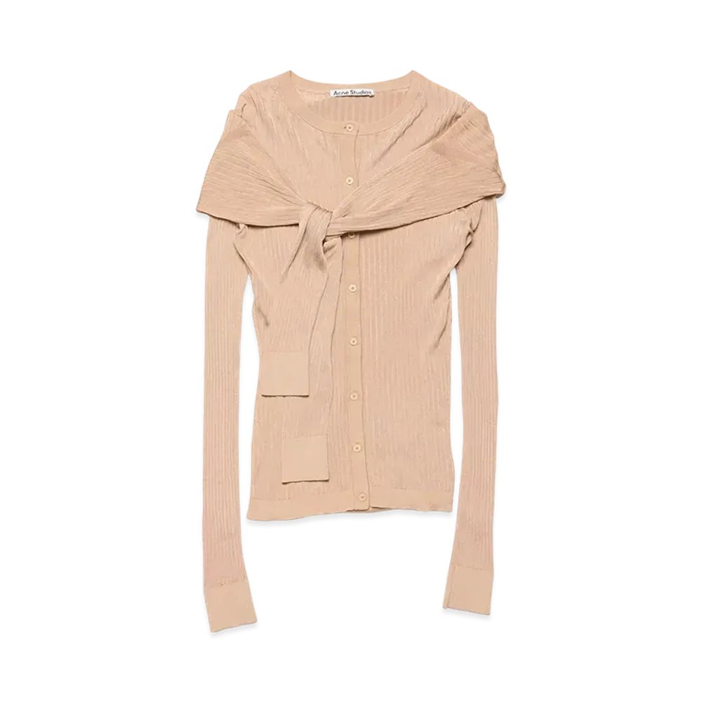 Acne Studios Knit Cardigan "Hazel Beige"