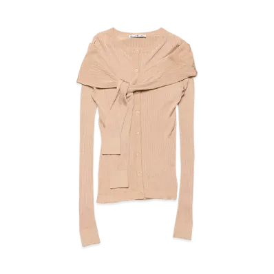 Acne Studios Knit Cardigan "Hazel Beige"