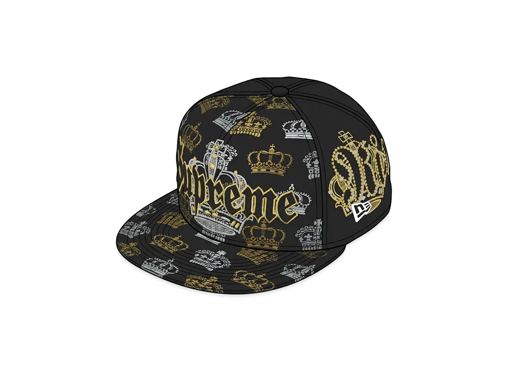 Supreme Crown New Era "Black"