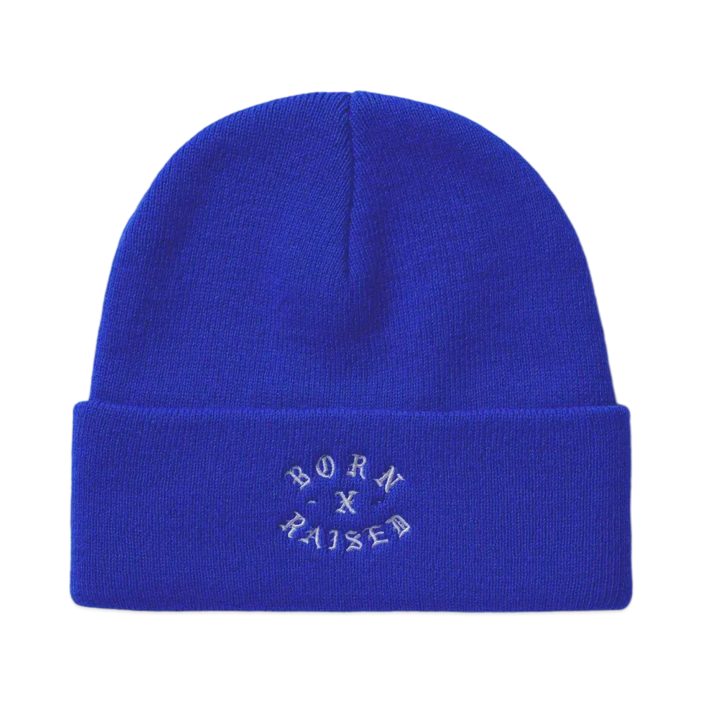 Born x Raised Beanie "Blue"