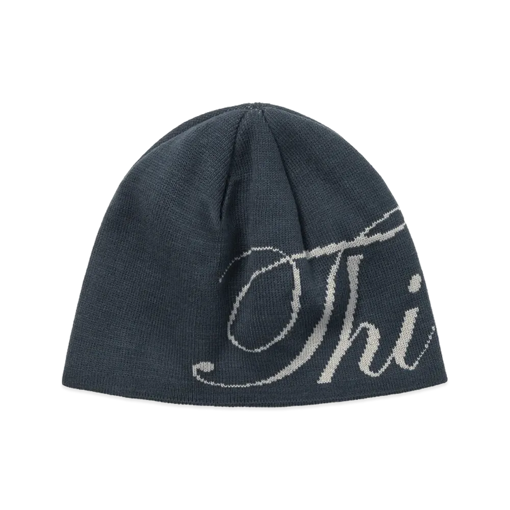 thisisneverthat THI Logo No Cuff Beanie "Navy"