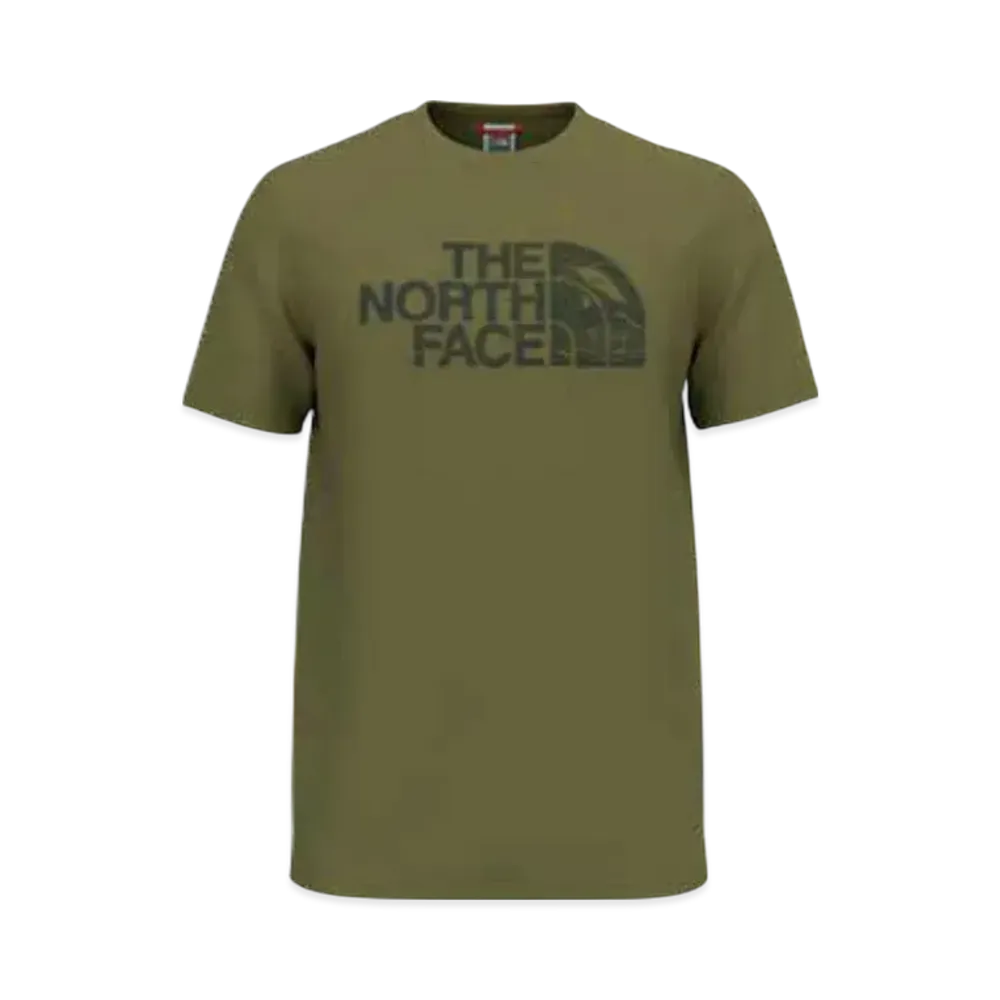 The North Face Short Sleeve Woodcut Dome Tee "Military Olive"