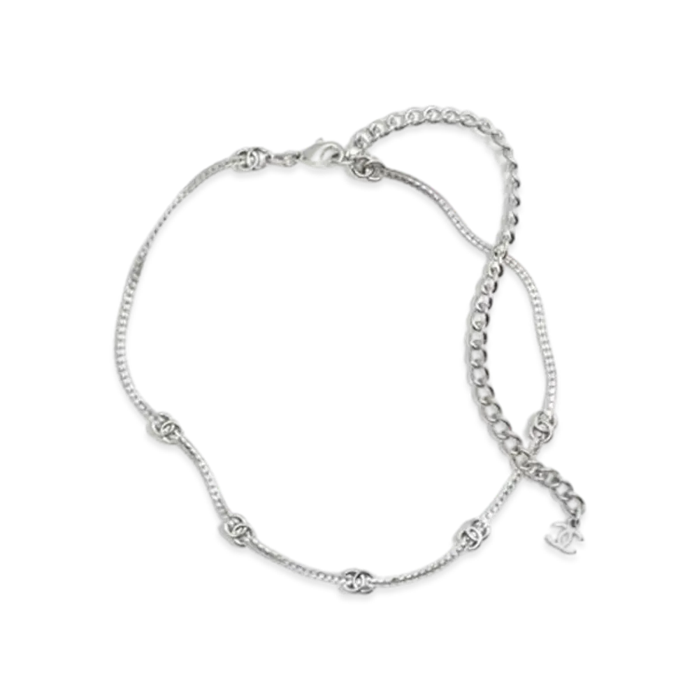 CHANEL Choker Metal "Silver"