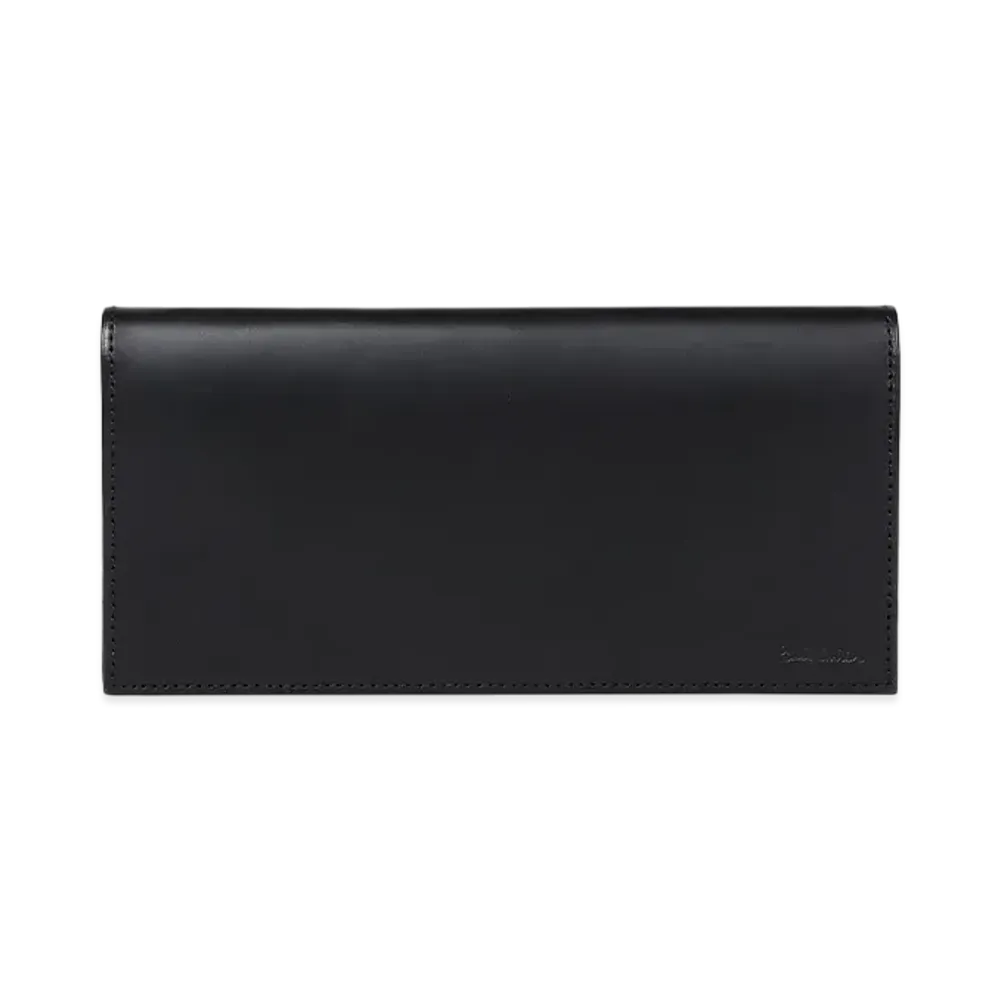 Paul Smith Striped Colored Edge Long Wallet "Black"