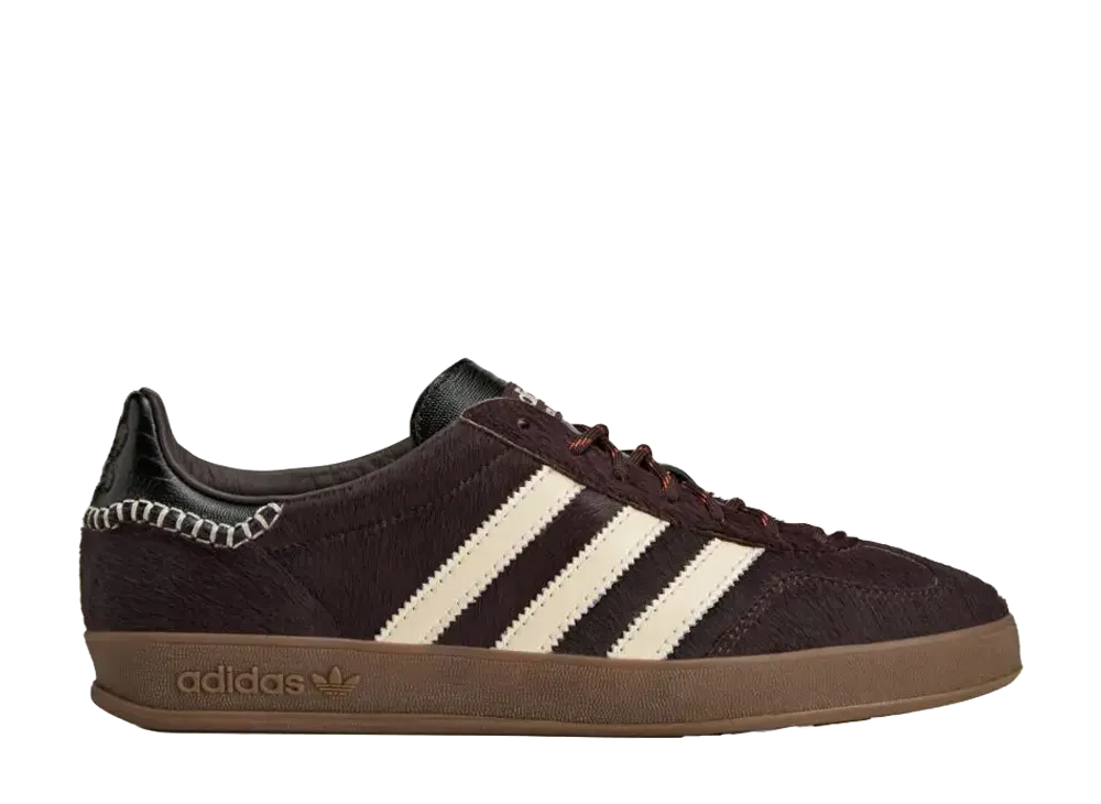 Wales Bonner × adidas Gazelle Indoor Pony Hair "Aurora Coffee"