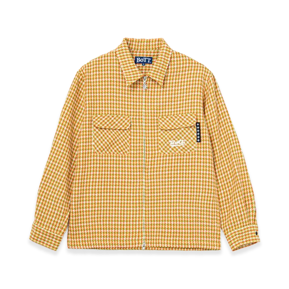 BoTT Zip-up Flannel Shirt "Yellow"