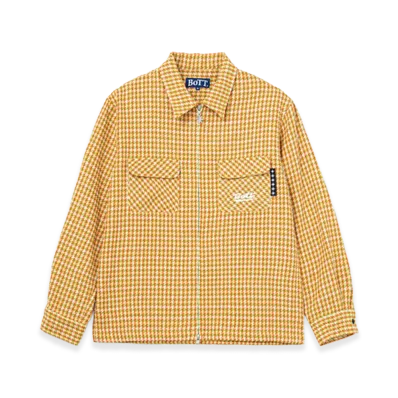 BoTT Zip-up Flannel Shirt "Yellow"