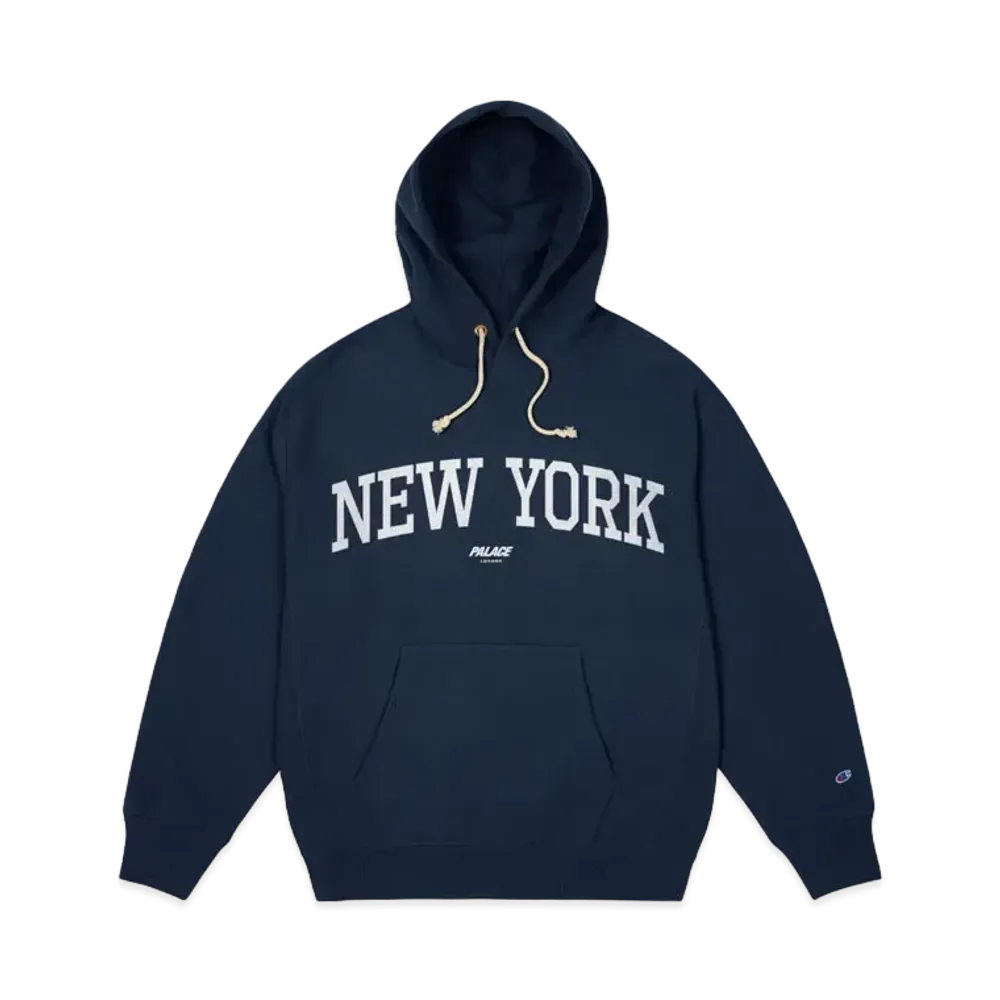 PALACE x Champion Shop Hood "New York Navy"
