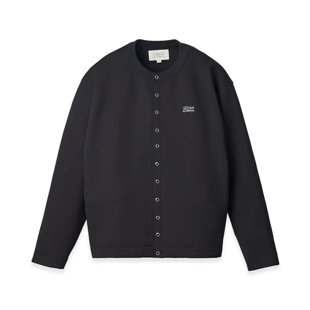 SEDAN ALL-PURPOSE Snap Cardigan "Black"