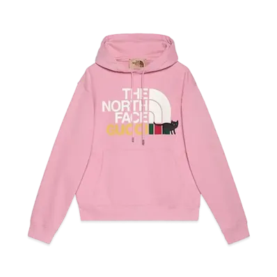 Gucci x The North Face HOODED SWEATSHIRT "Pink"