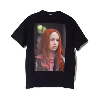 RAF SIMONS Oversized T-Shirt Christiane F. "Black"