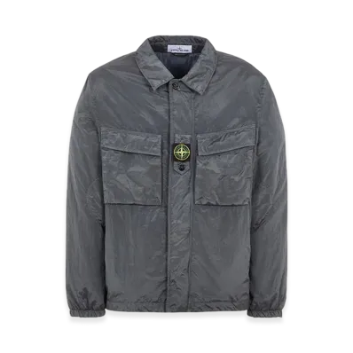Stone Island Q0819 Nylon Metal in Econyl Regenerated Nylon Lightly Padded Jacket - 23FW "Lead"