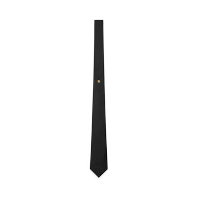 Versace Medusa Silk Tie "Black"