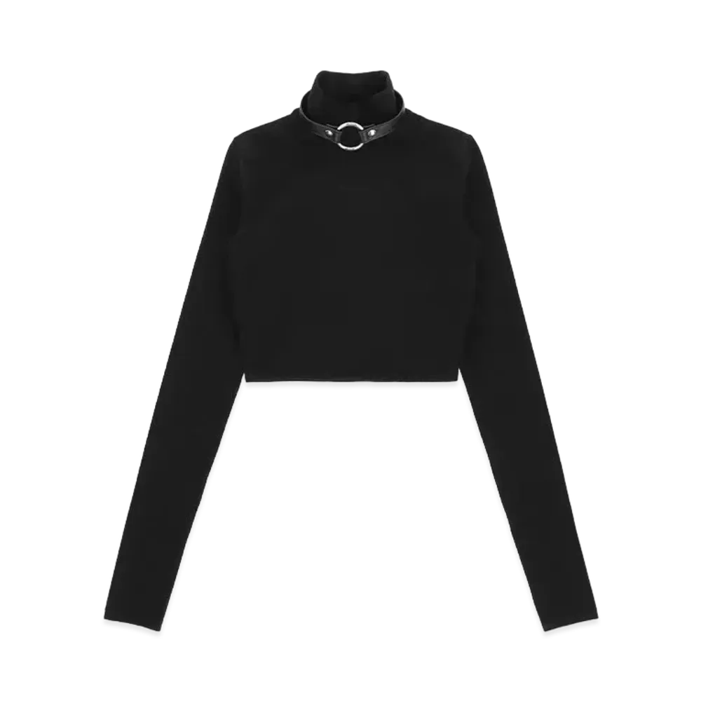 1017 ALYX 9SM Cropped Knit Turtleneck "Black"