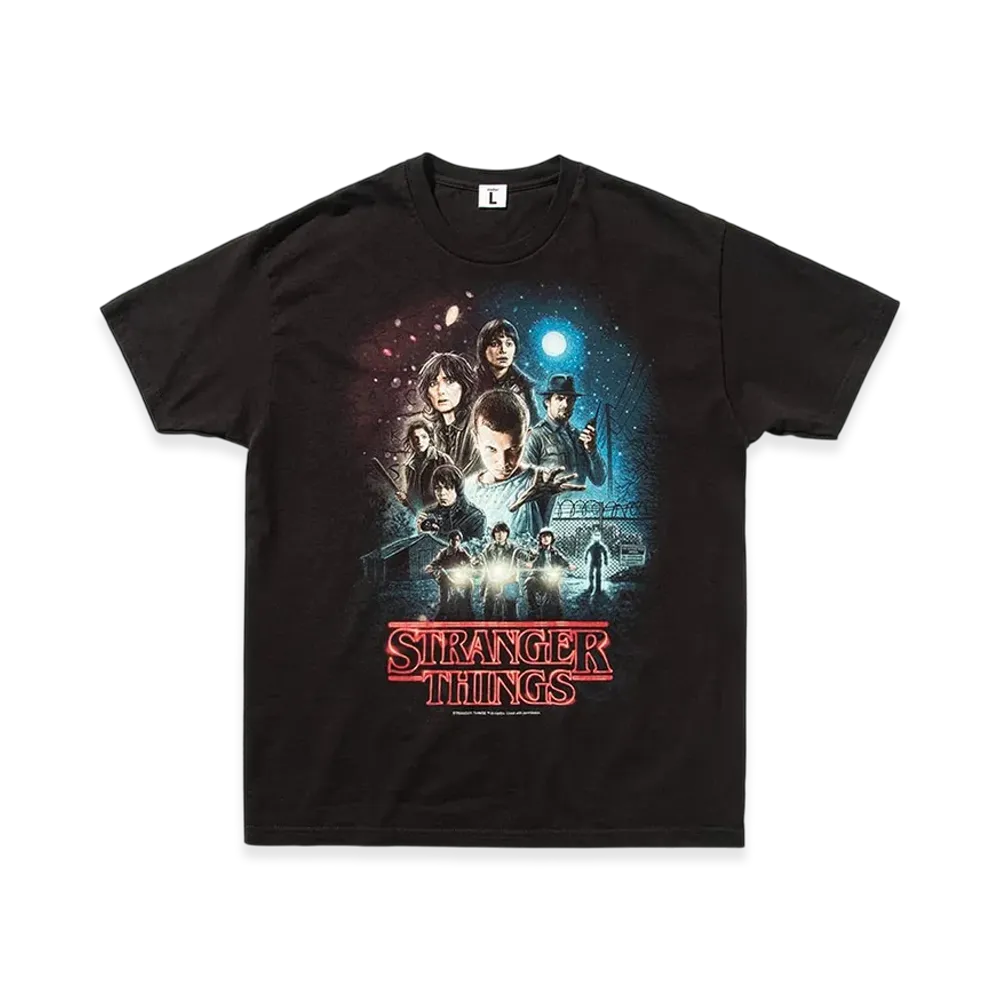 Weber x Stranger Things T Shirt With Special Box "Black"