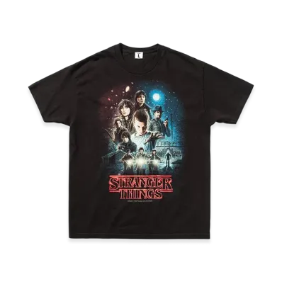 Weber x Stranger Things T Shirt With Special Box "Black"