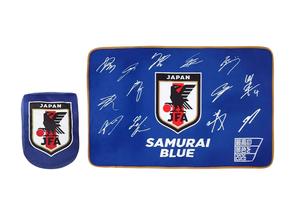 BANDAI "Ichiban Kuji" -Japan National Football Team ver. ~The Best View in 2026~- A Prize Autographed Summer Market in Emblem Cushion - ¥