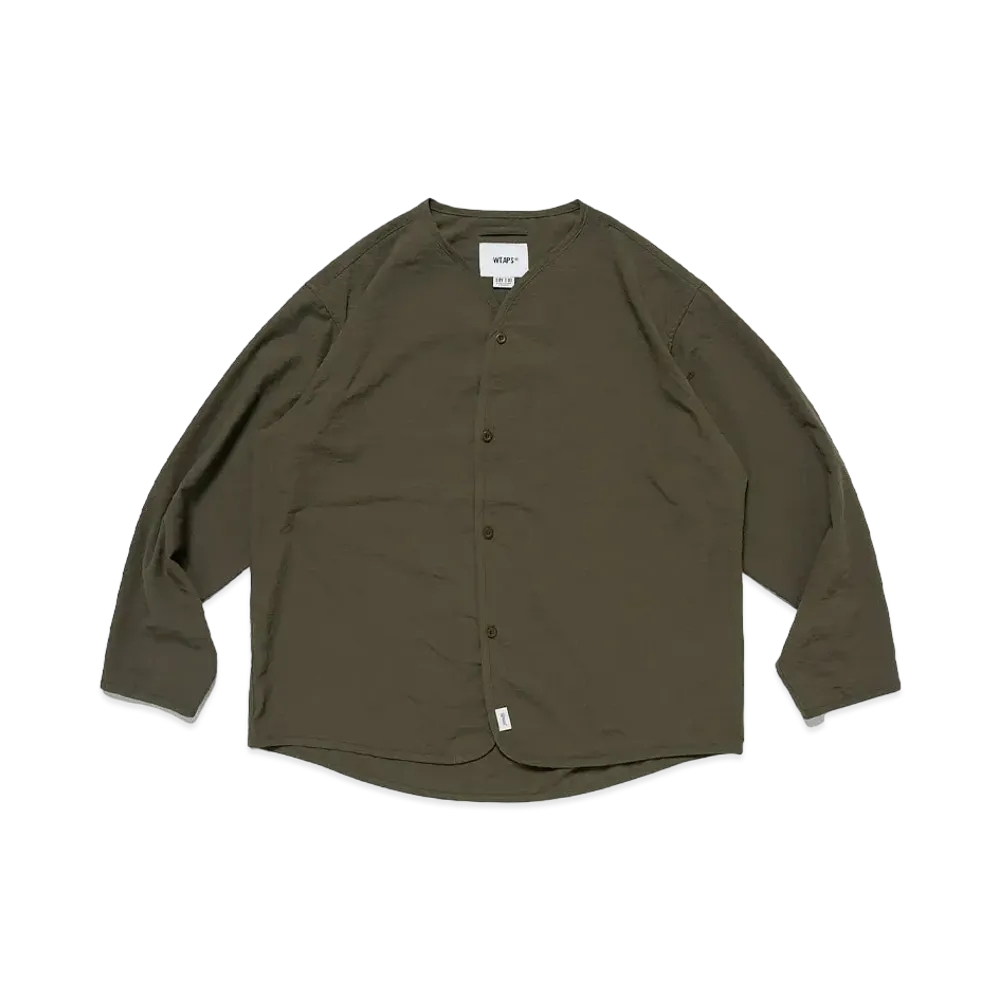WTAPS Scout 02 / LS / Poly. Broadcloth. Spec "Olive Drab"