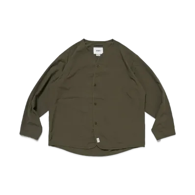 WTAPS Scout 02 / LS / Poly. Broadcloth. Spec "Olive Drab"