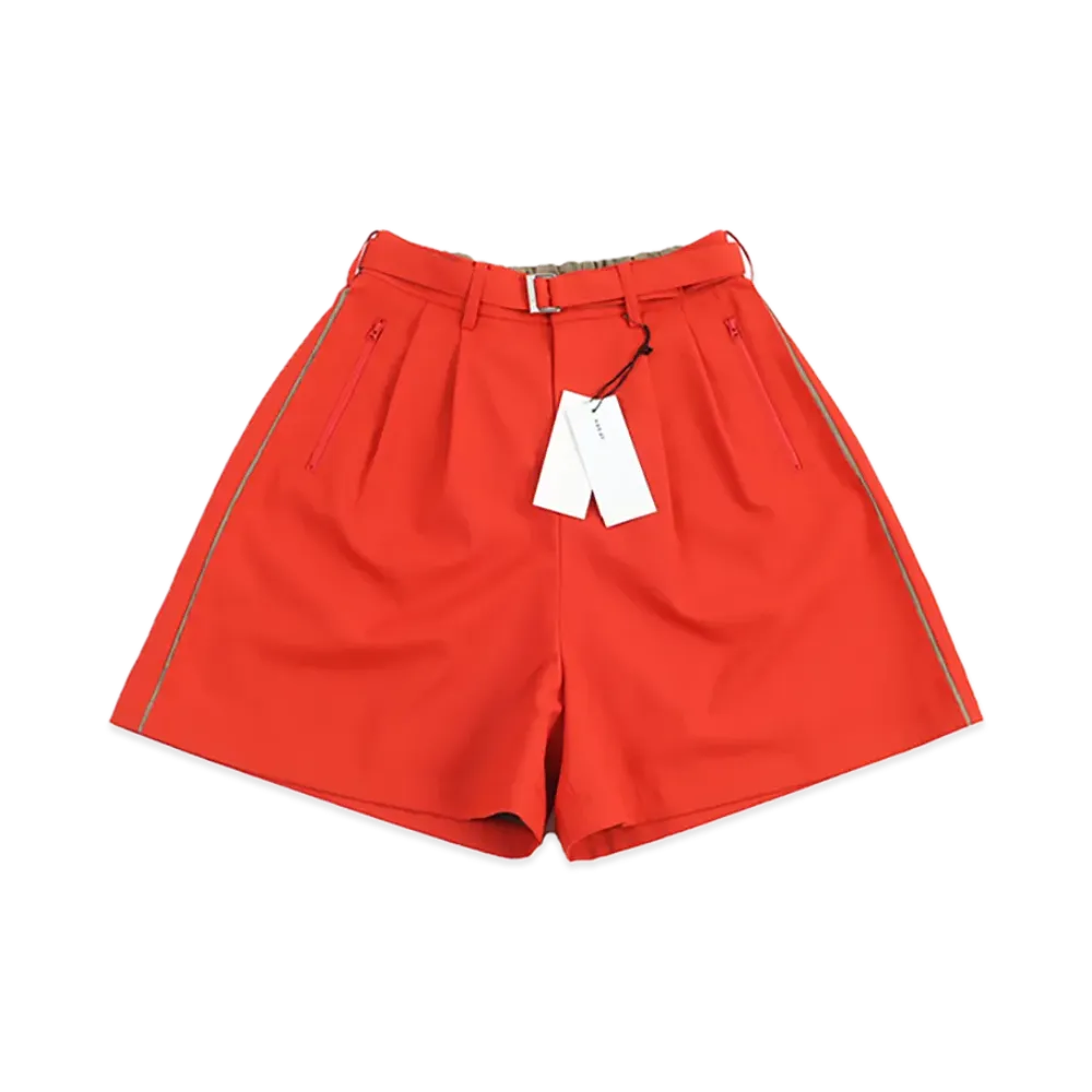 sacai Belted Half Pants "Orange"