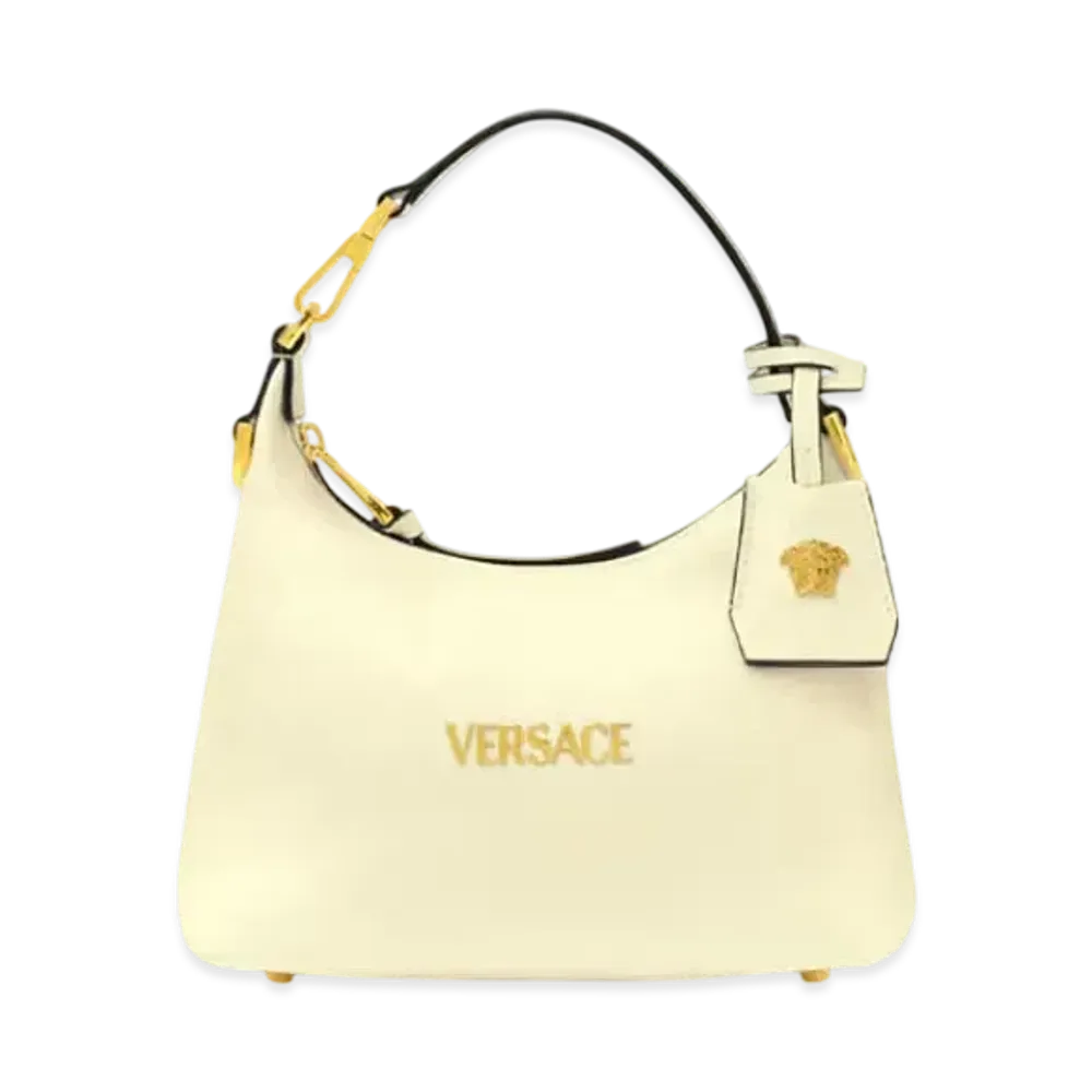 Versace Tag Hobo Handbag "Yellow"