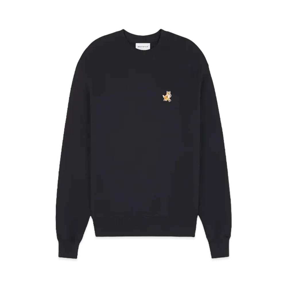 Maison Kitsune Speedy Fox Patch Comfort Sweatshirt "Black"
