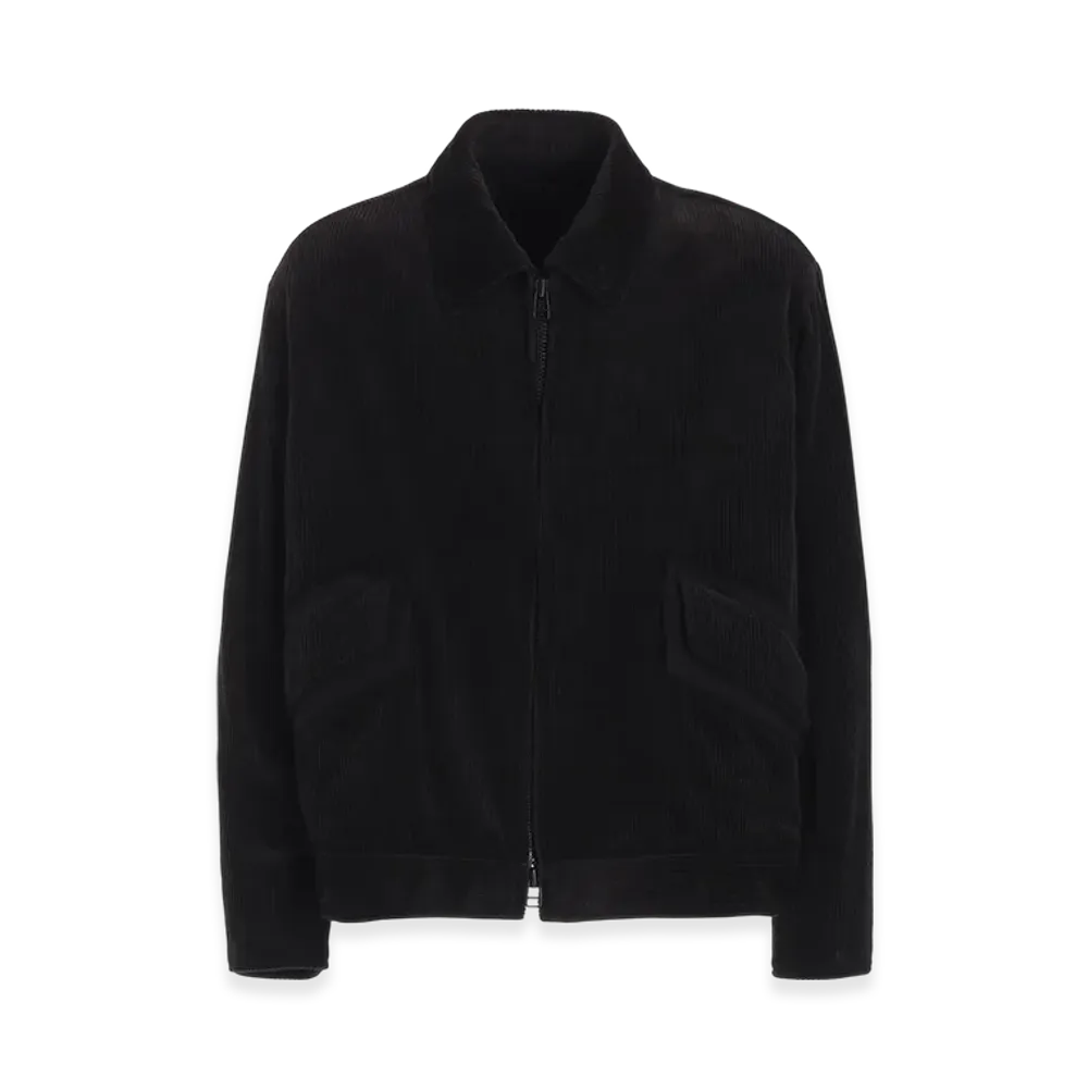 S'YTE 6W Soccer Corduroy Oversized Zipper Blouson "Black"