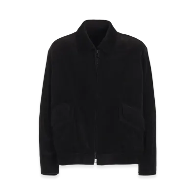 S'YTE 6W Soccer Corduroy Oversized Zipper Blouson "Black"