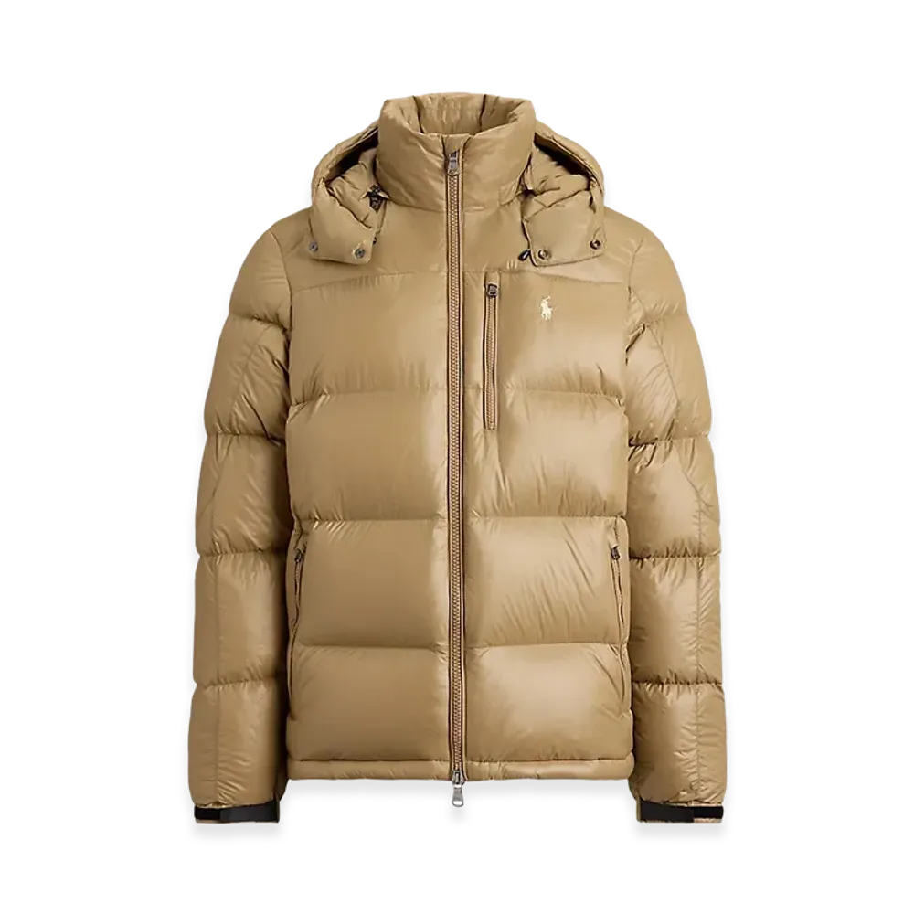 Polo Ralph Lauren The Gorham Glossed Down Jacket "Camel Glossy"