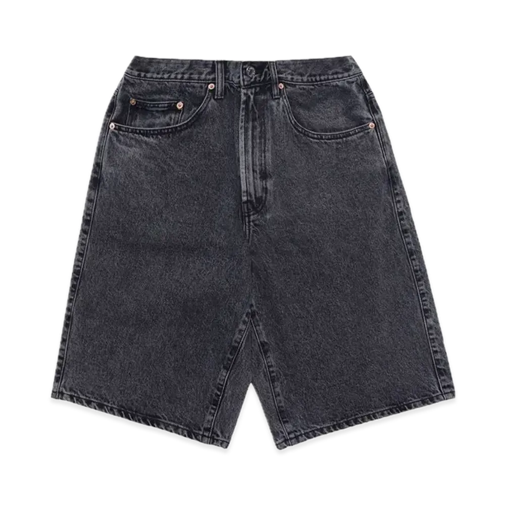 Supreme Baggy Denim Short "Washed Black" (23SS)