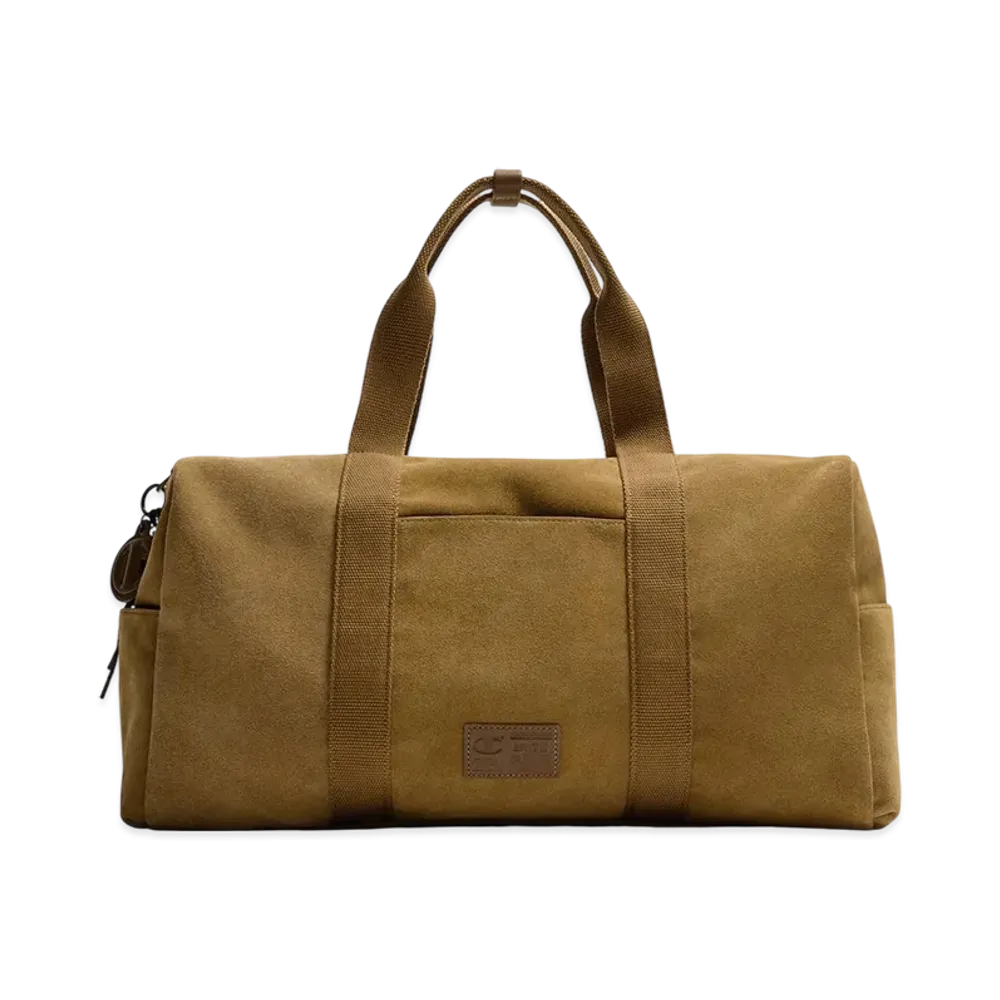 ZARA x CHAMPION Split Suede Travel Bag "Sand Brown"
