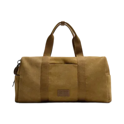 ZARA x CHAMPION Split Suede Travel Bag "Sand Brown"
